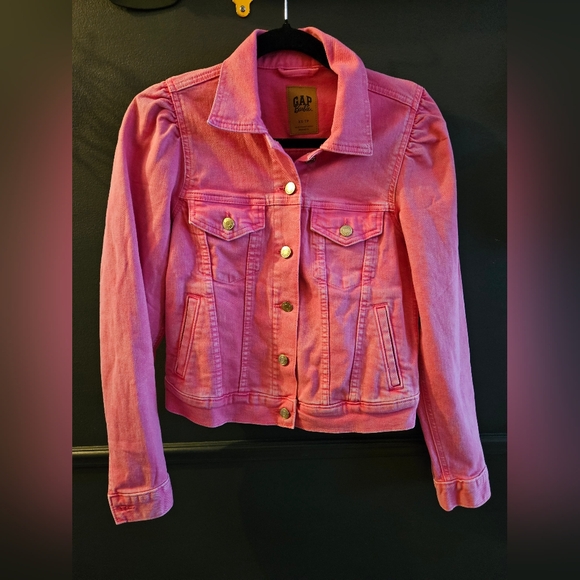 NWT 💖 GAP x Barbie Puff Sleeve Denim Jacket 💖 - Picture 5 of 8